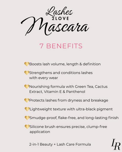 Lashes2Love by Lerelle Beauty bio natural lash booster mascara