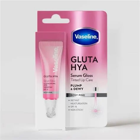 Gluta Hya Serum Gloss Tinted Lip Care Rosy Pink 10ml