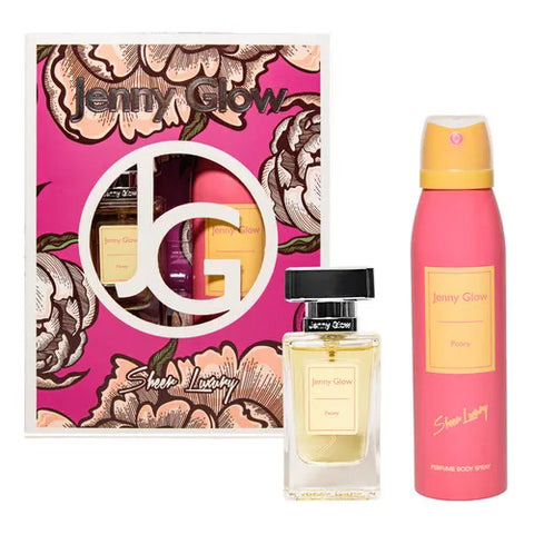 Jenny Glow Peony Sheer Luxury Gift Set