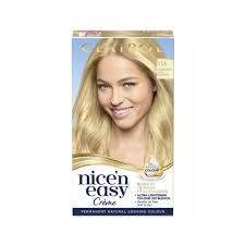 Clairol Nice'n Easy Crème Oil Infused Permanent Hair Dye 11A Ultra Light Ash Blonde 177ml