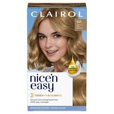 Clairol Nice'n Easy Crème Oil Infused Permanent Hair Dye 8A Medium Ash Blonde 177ml