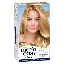 Clairol Nice'n Easy Crème Oil Infused Permanent Hair Dye 8 Medium Blonde 177ml