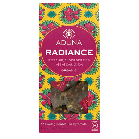 Aduna Radiance Rosehip, Elderberry and Hibiscus Organic Tea